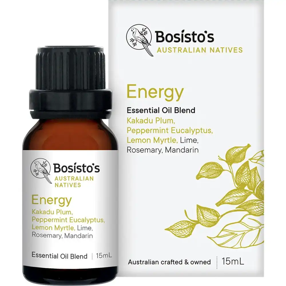 Bosistos Australian Natives Energy Essential Oil Blend 15ml