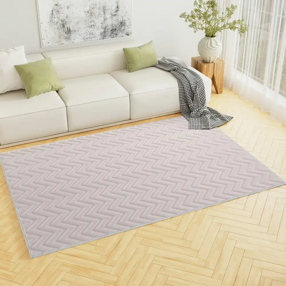 Artiss Floor Rug 160x230 Washable Mat Carpet Microfiber