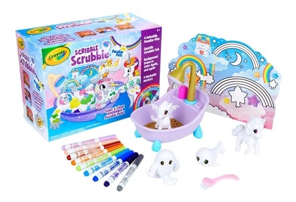 Crayola Scribble Scrubbie Peculiar Pets Playset