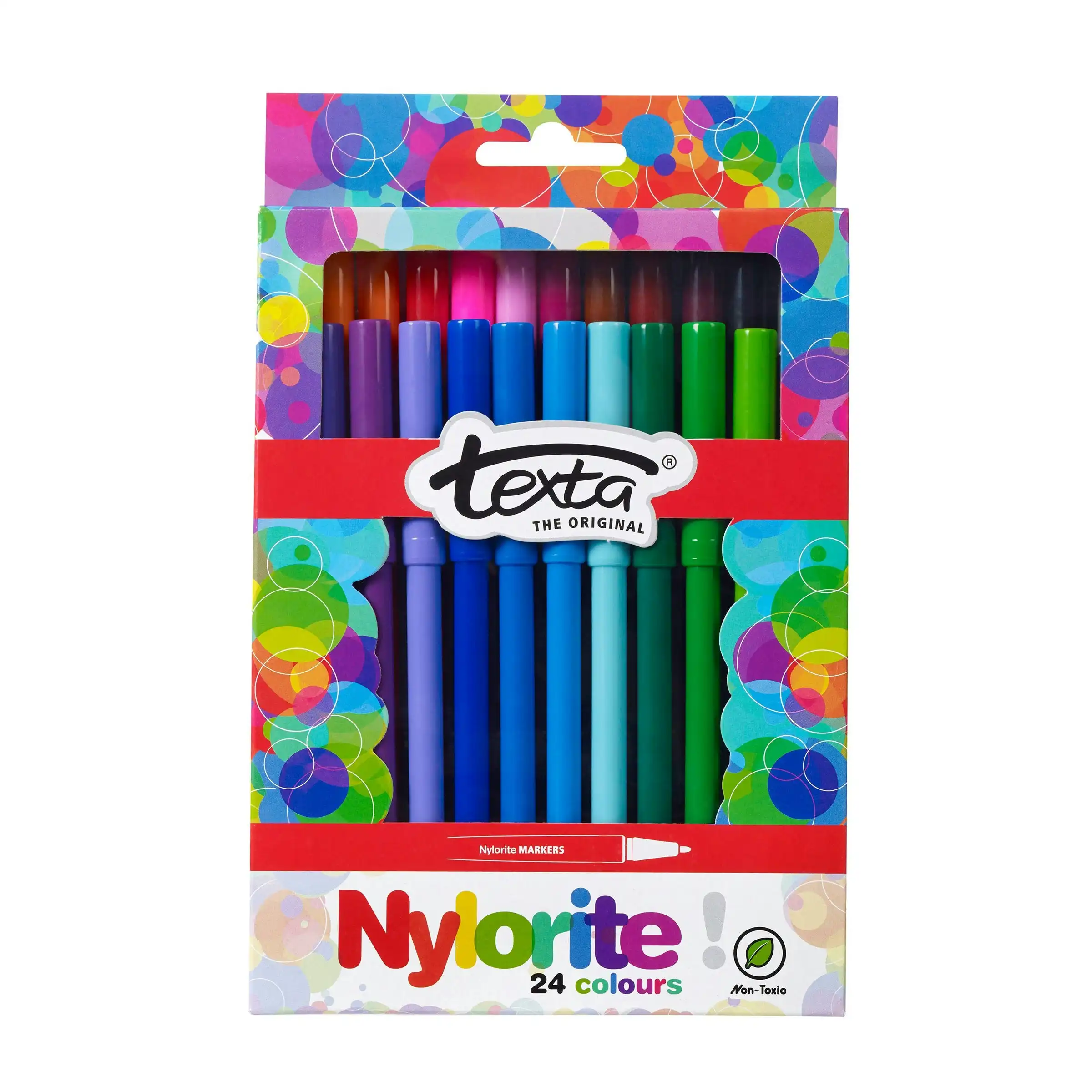 Texta Nylorite Colouring Markers, 24pk