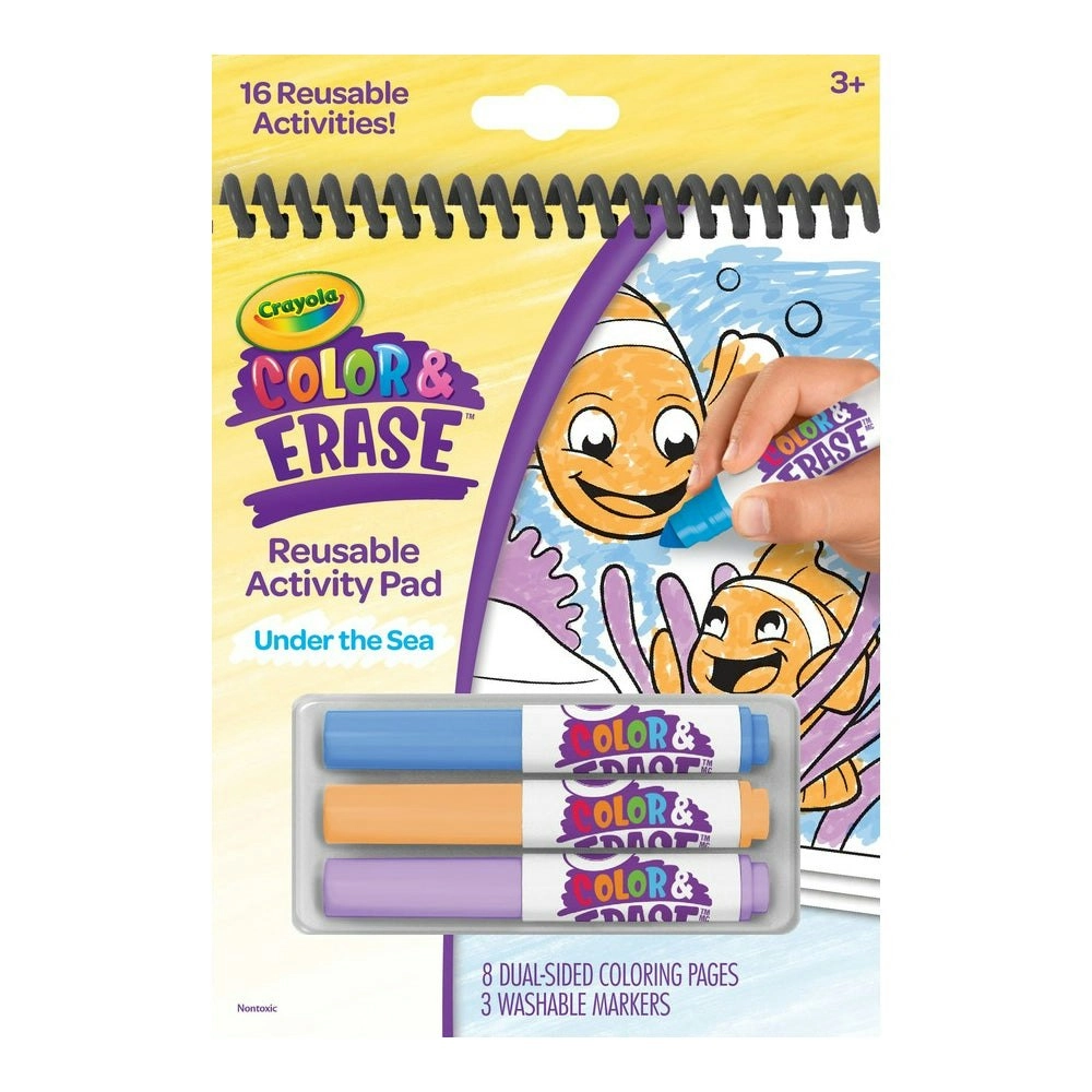 Crayola Color & Erase Under The Sea 4pc Set