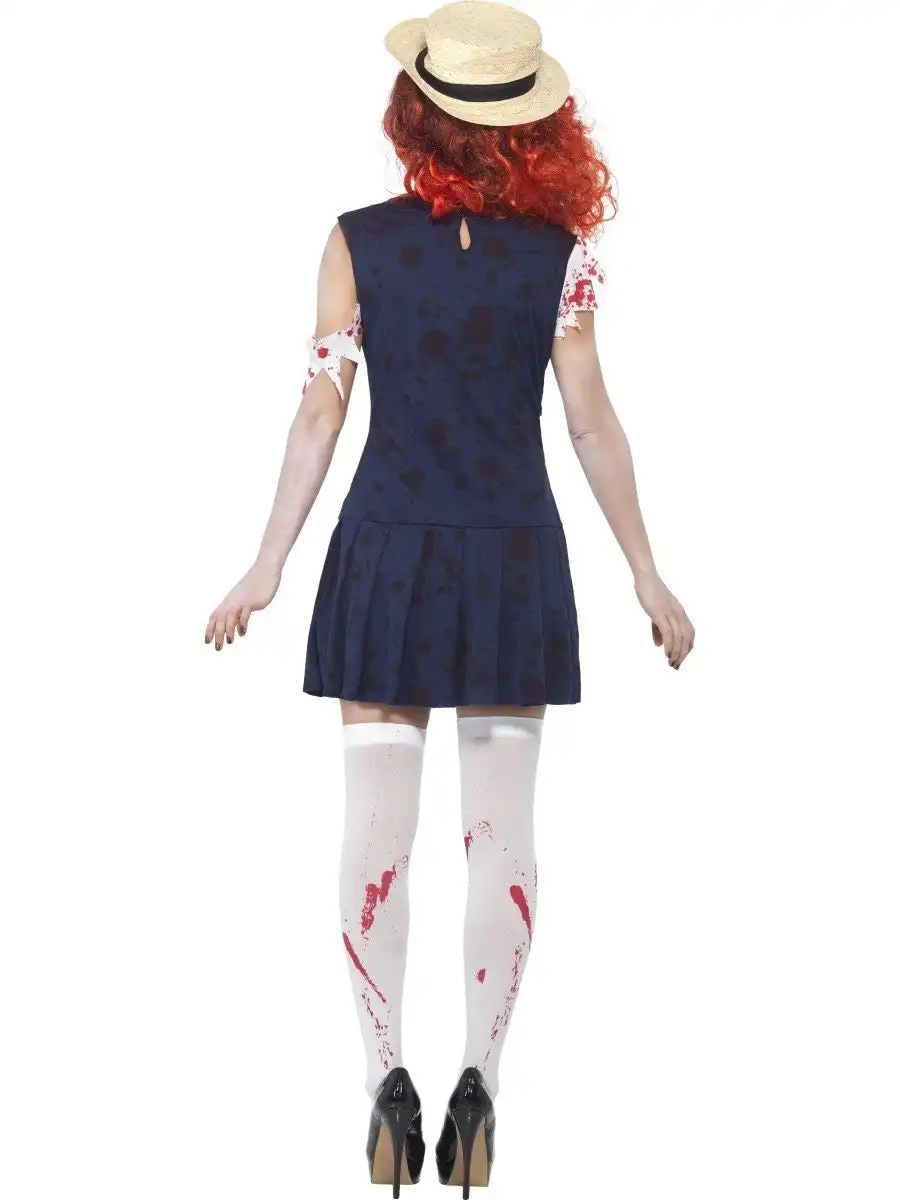 High School College Zombie Womens Costume