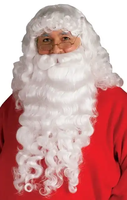 Santa Claus Beard & Wig Set Christmas Costume Accessories