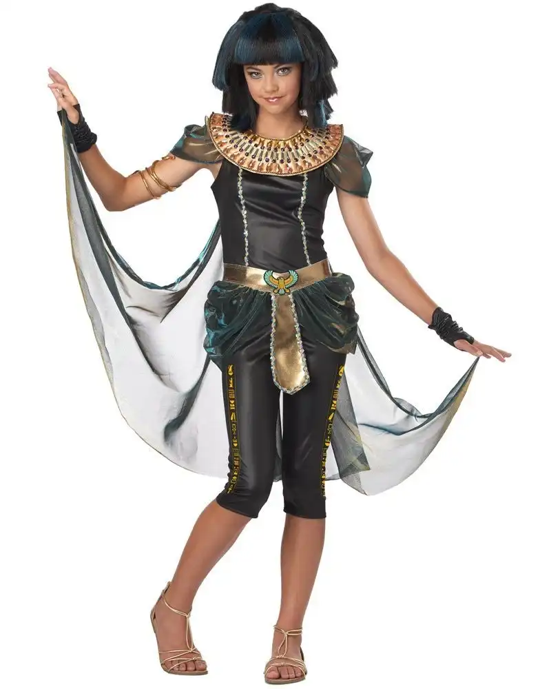 Dark Egyptian Princess Girls Tween Costume
