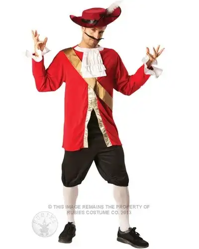 Captain Hook Pirate Peter Pan Mens Costume