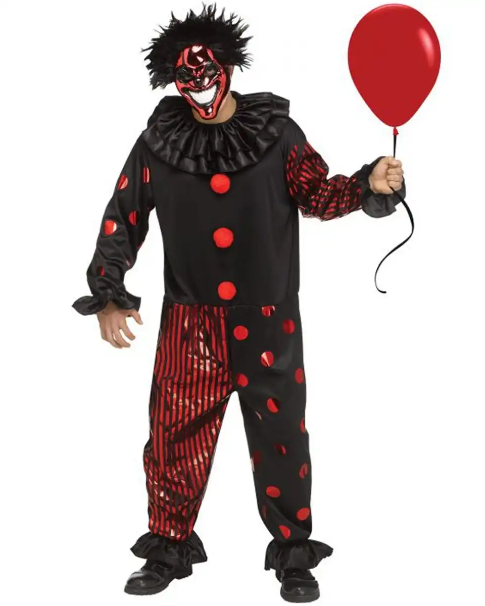 Chrome Clown Halloween Mens Costume