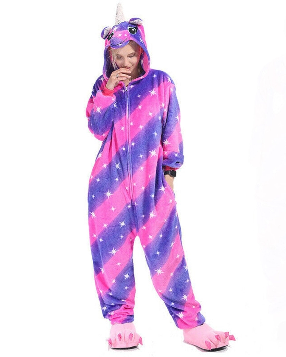 Adult Unicorn Rainbow Kigurumi Onesie