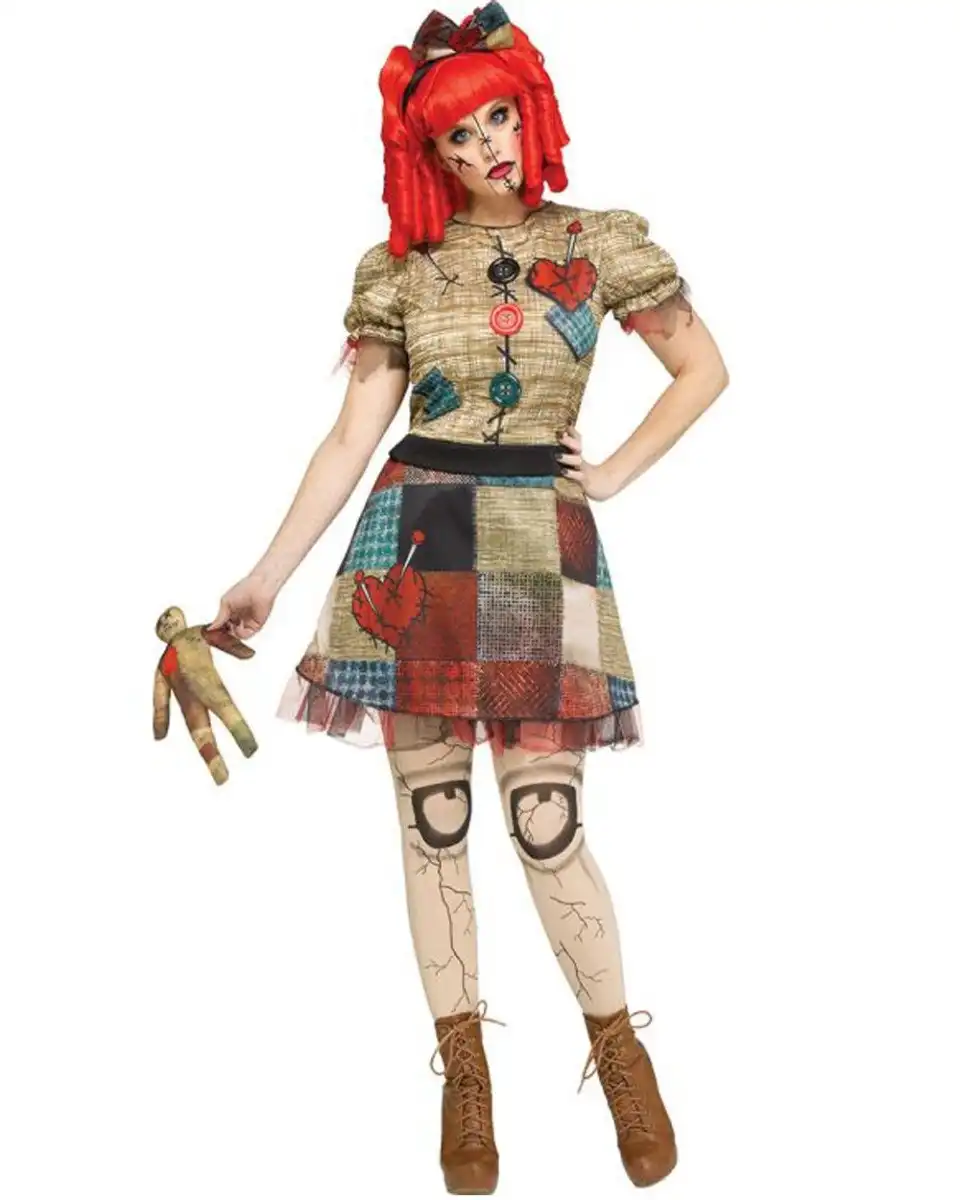 VooDoo Dolly Broken Doll Womens Costume