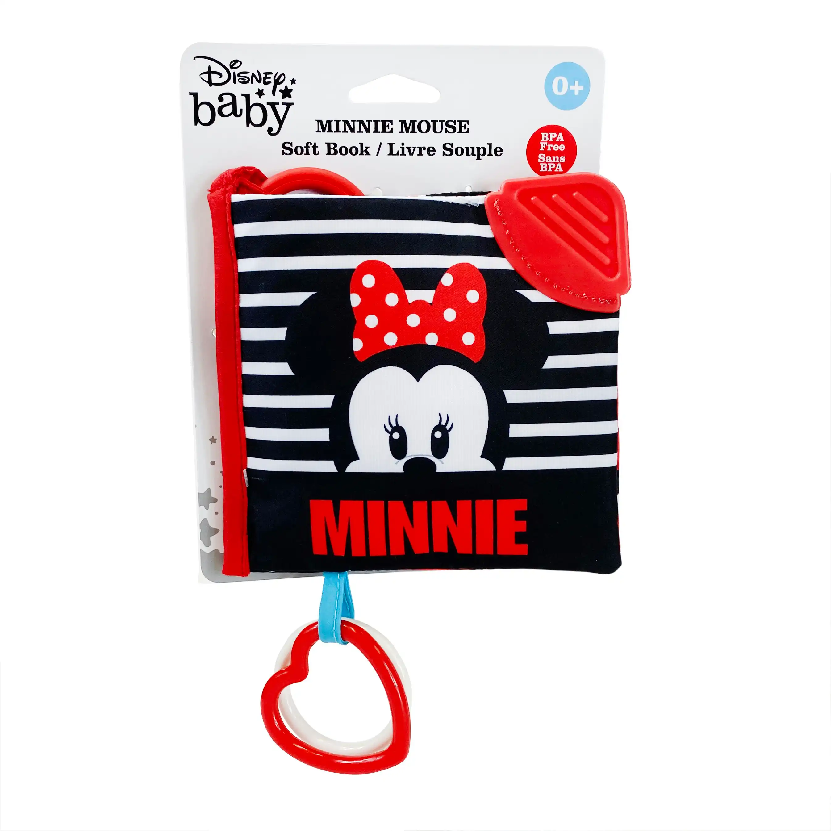 Disney Baby Minnie Mouse Soft Book (Black, Red, White)