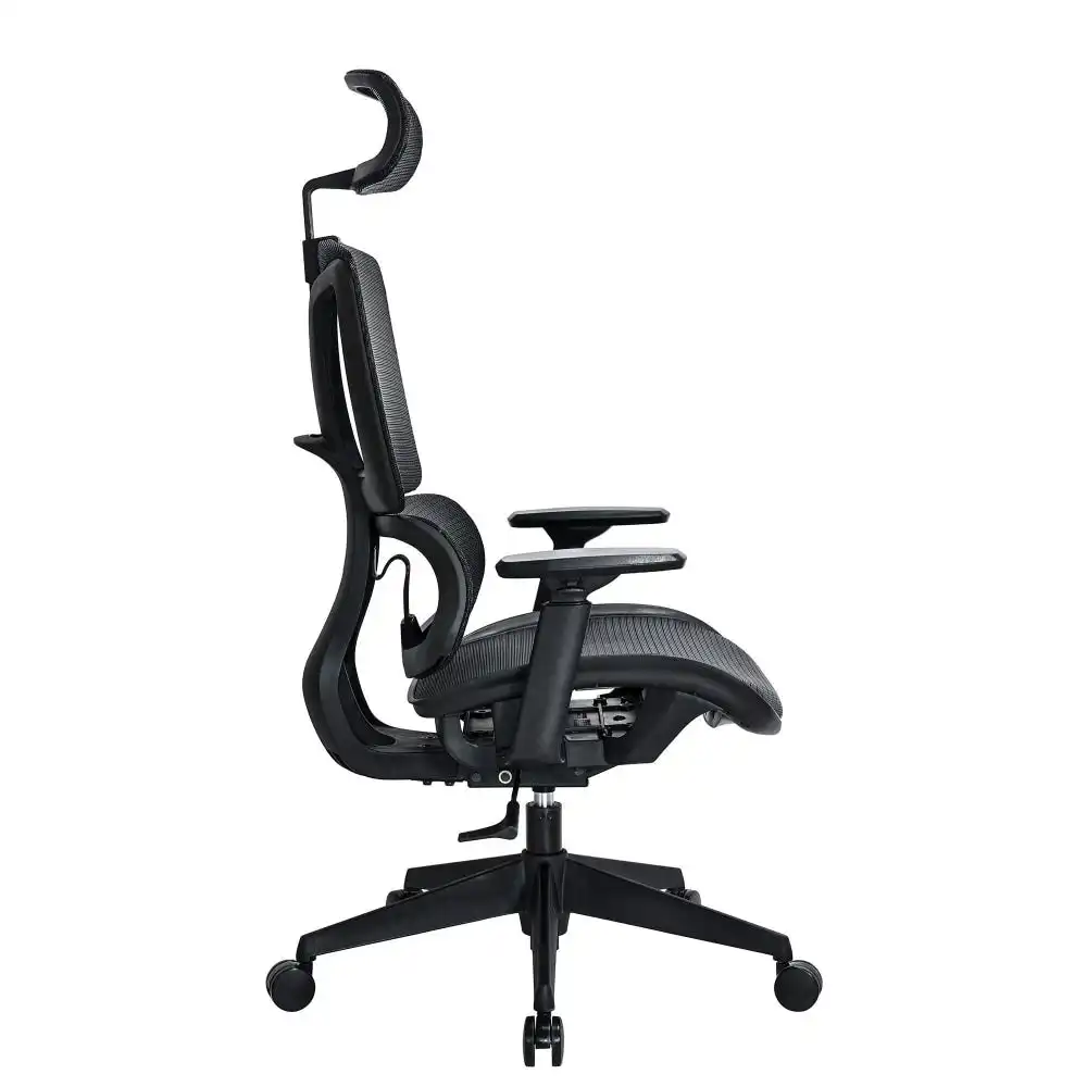 Maestro Furniture MECCA Ergonomic Double Mesh Back & Seat Manager Computer Office Task Chair - Black