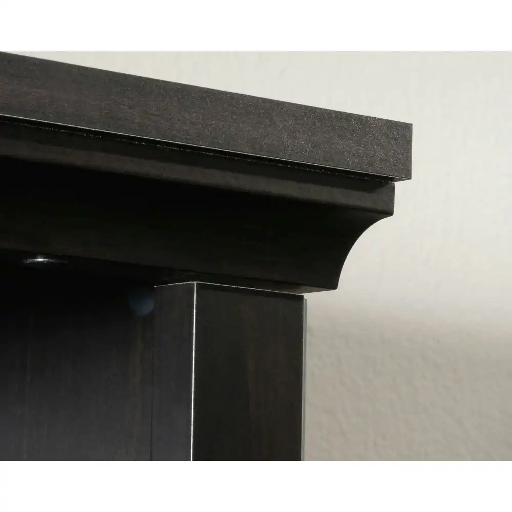 Design Square Emalie Modern Classic Wooden 5-Tier Bookcase Display Bookshelves Estate Black