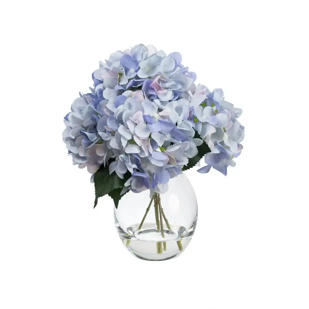 Glamorous Fusion Lavender Hydrangea 27cm Artificial Faux Plant Flower Decorative Mixed Arrangement