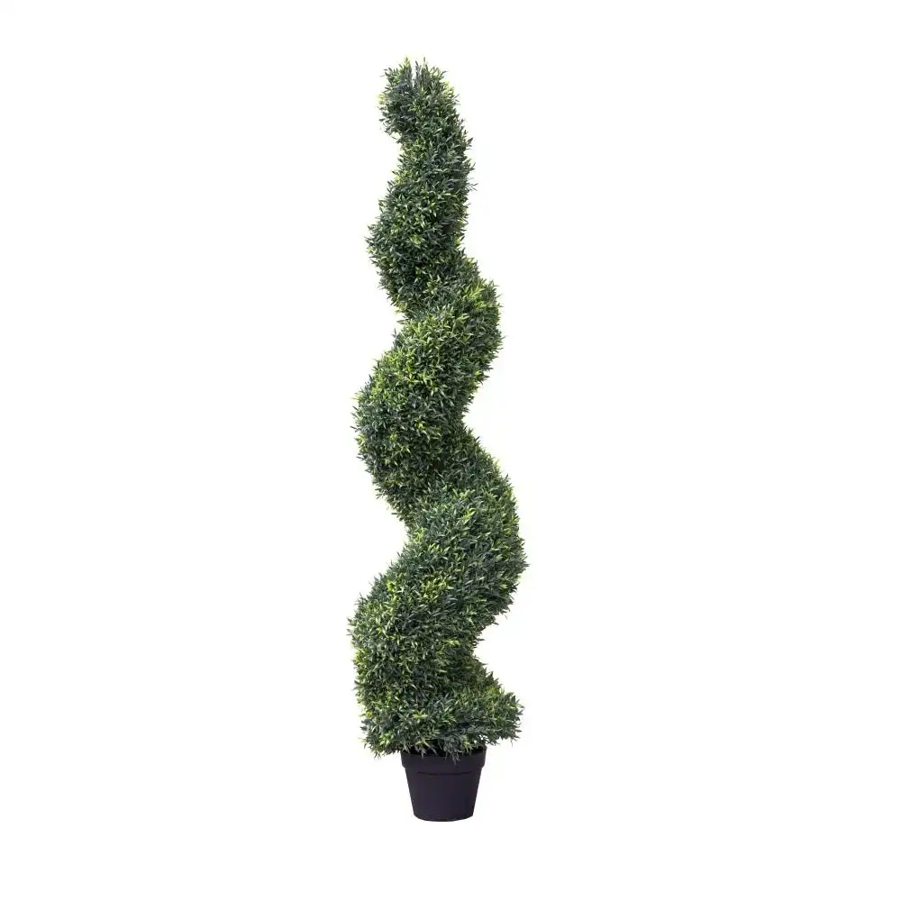 Glamorous Fusion Spiral Rossmary 150cm Artificial Faux Plant Tree Decorative In Pot Green
