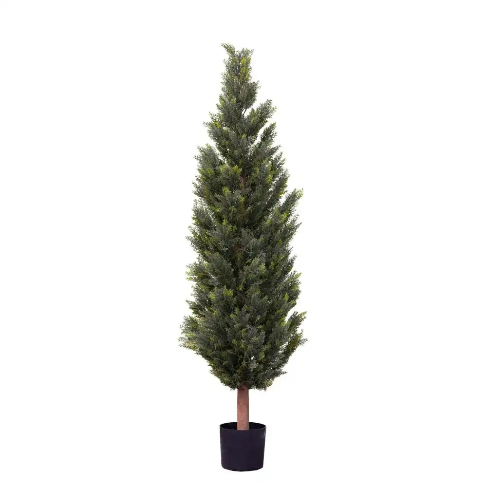 Glamorous Fusion Cypress Pine 180cm Artificial Faux Plant Tree Decorative In Pot Green
