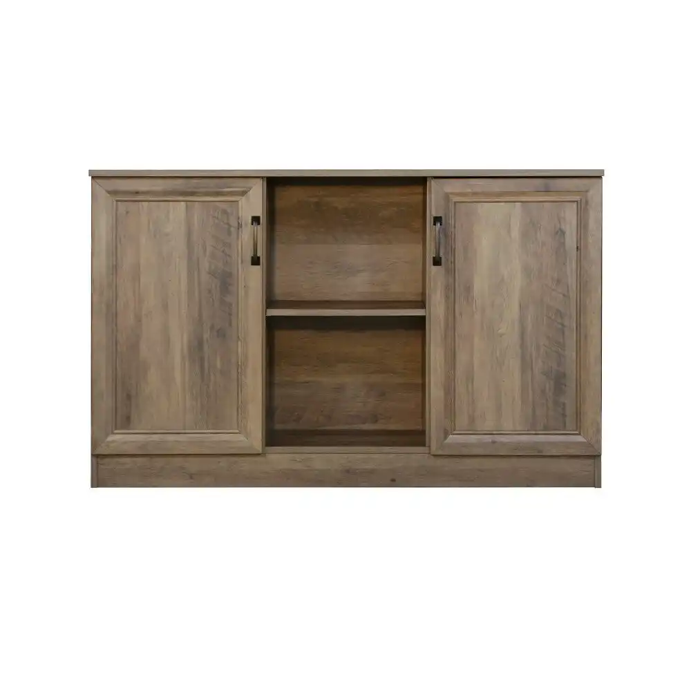 Maestro Furniture Dallas Wooden 2-Door Sideboard Buffet Unit Storage Cabinet Rustic Oak