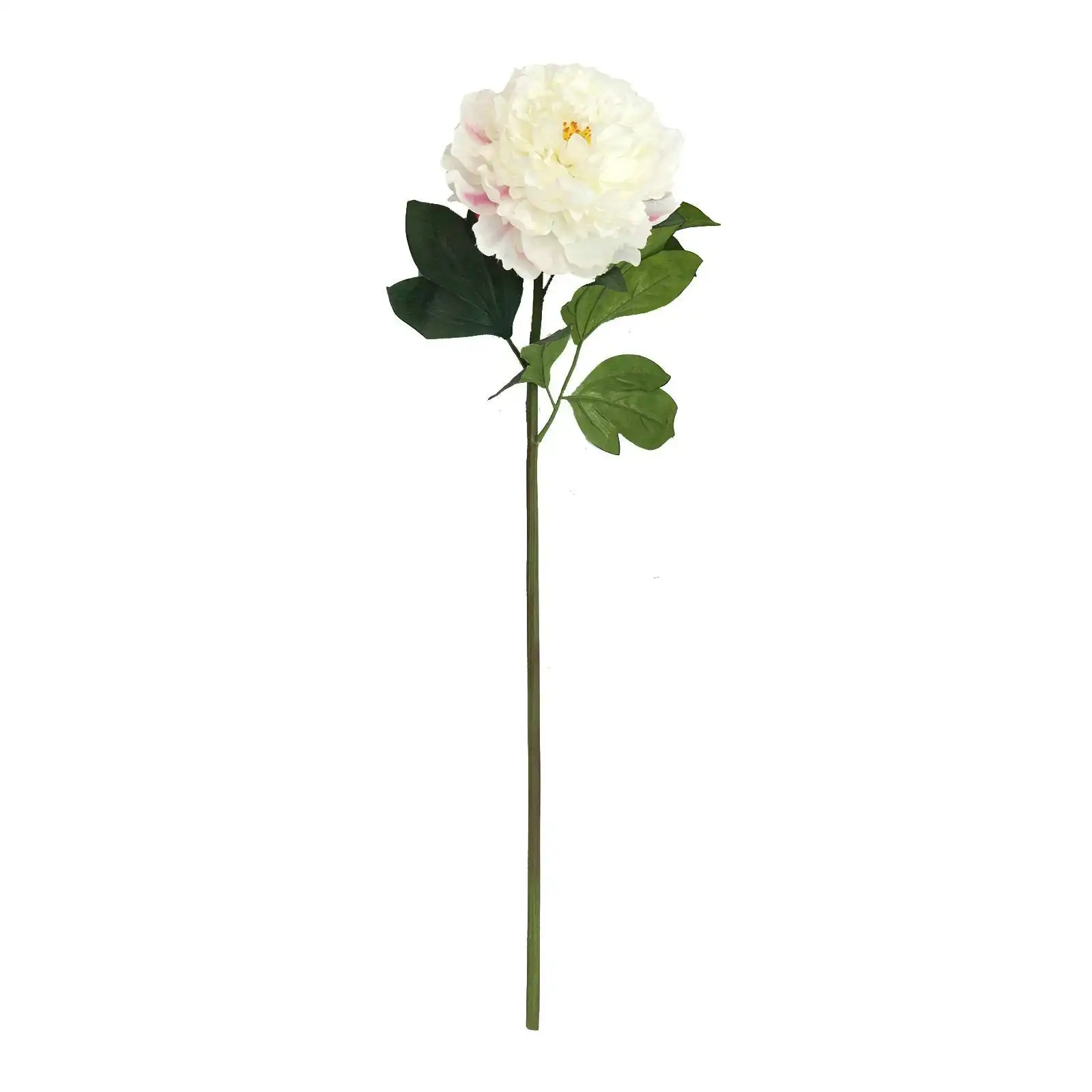 Artificial White Carnation Flower Stem 75cm