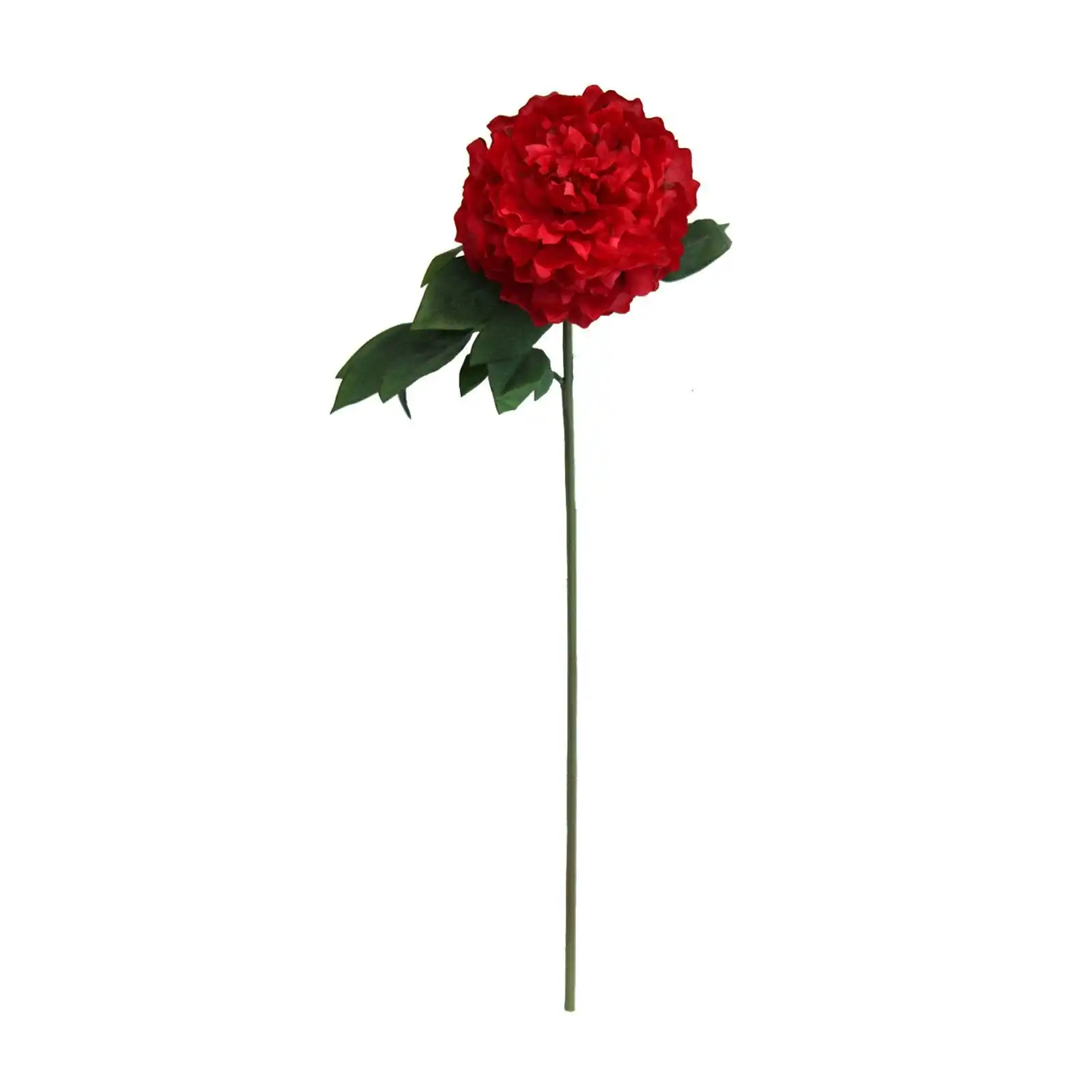 Artificial Red Carnation Flower Stem 75cm