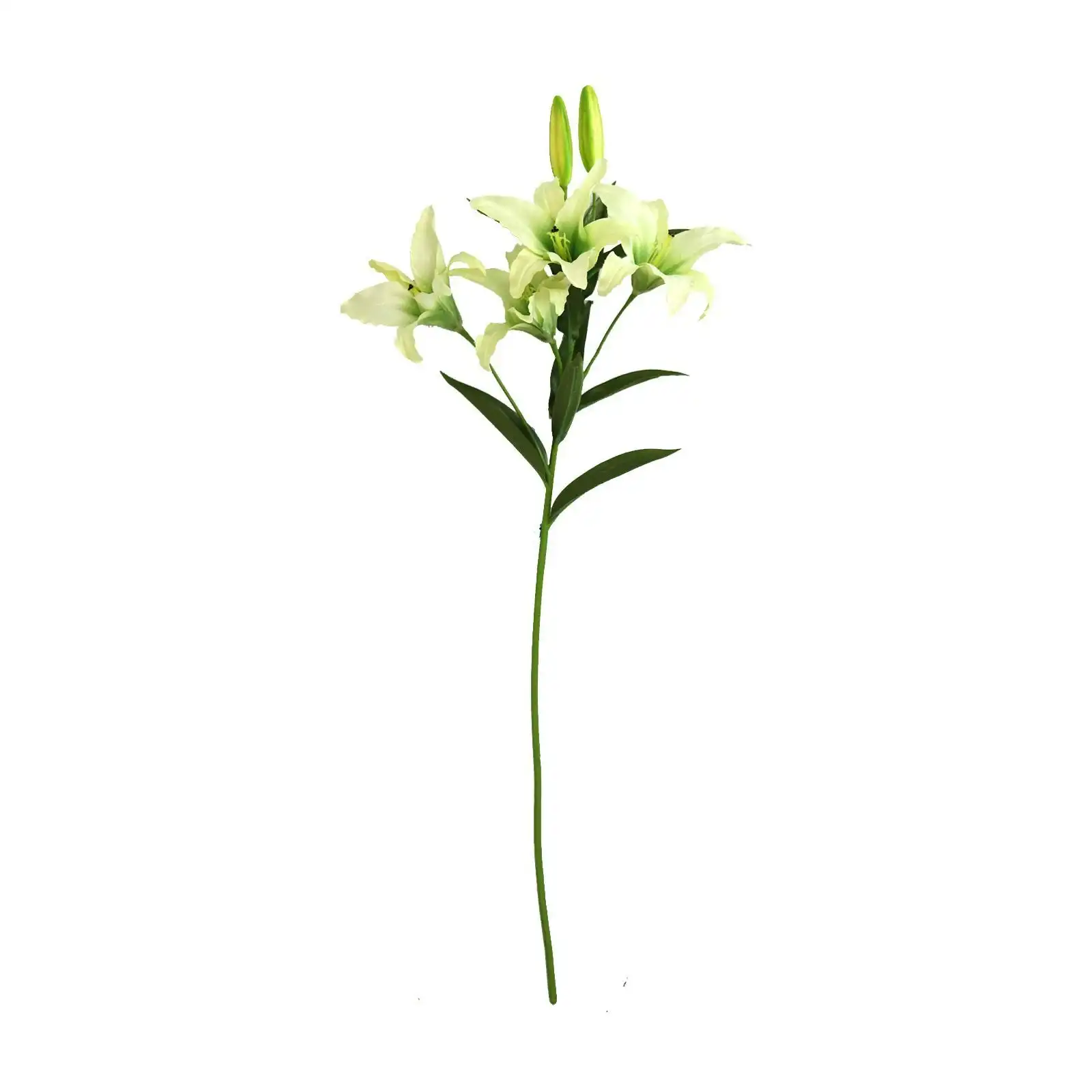 Artificial Flowers - Lily Stem Green 90cm