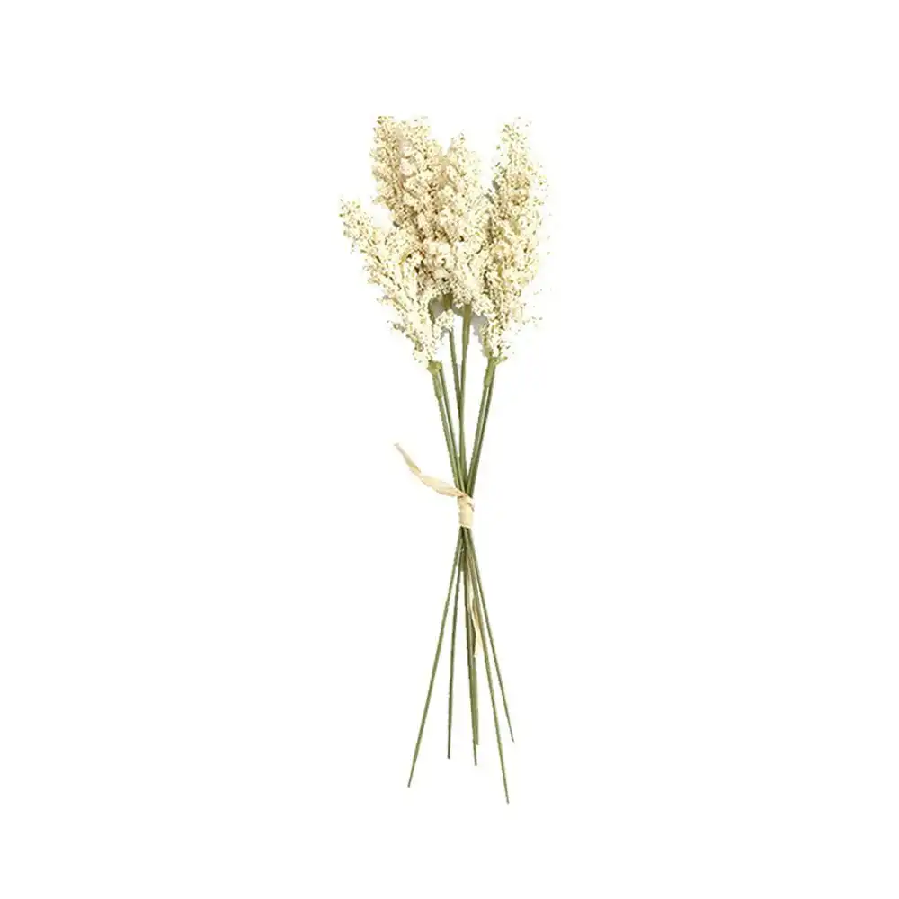 Artificial Flowers - Lavender Stems White 30cm