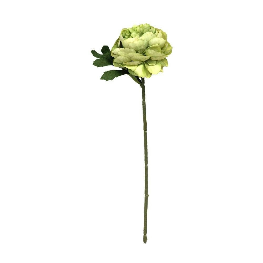 30cm Artificial Peony Stem - GREEN