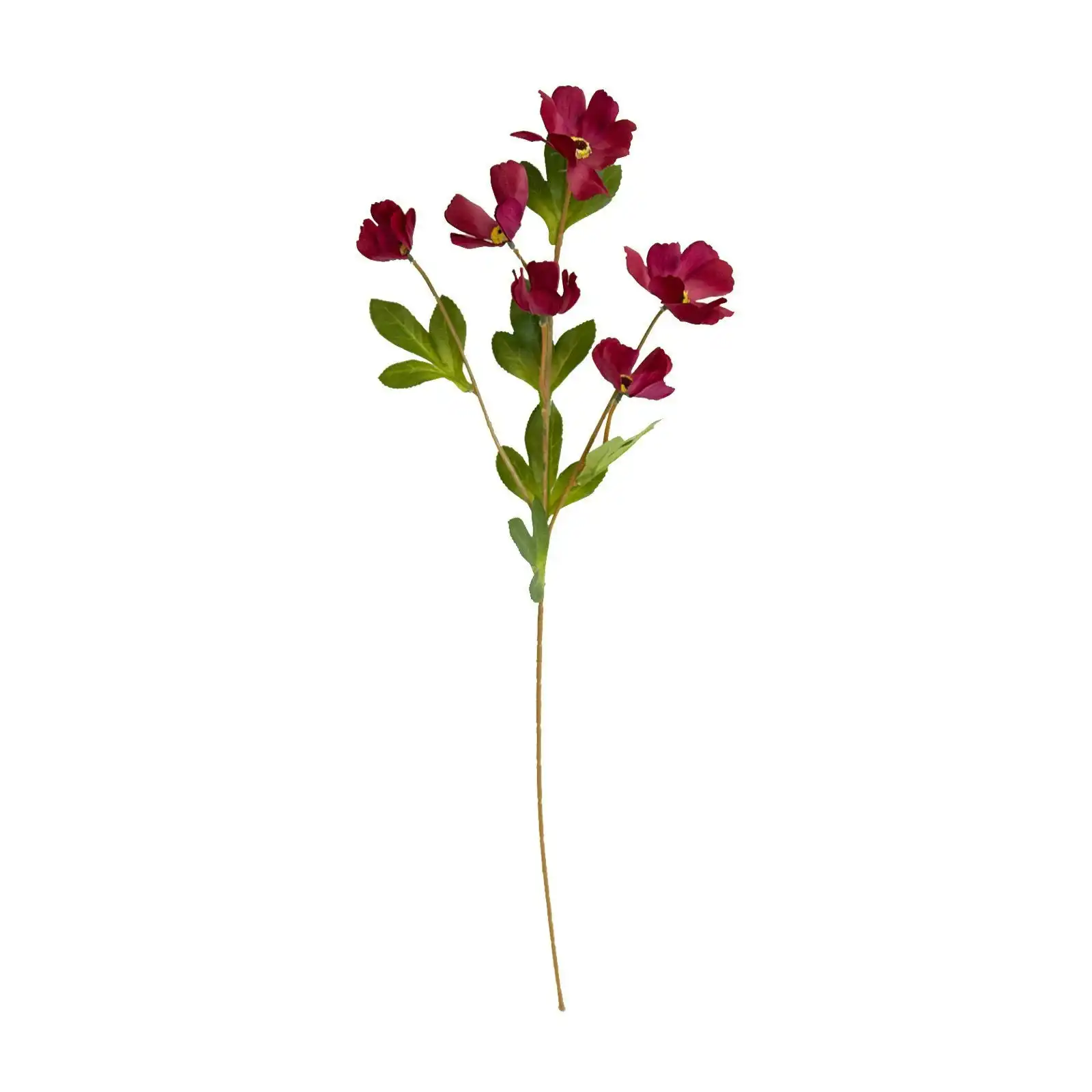 Artificial Wild Poppy - RED 60cm