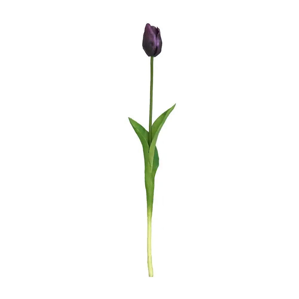 Artificial Purple Tulip Flower Stem 50cm