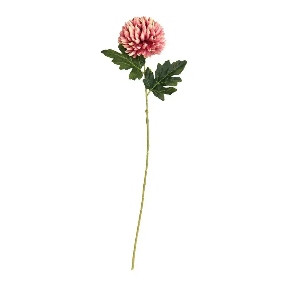 Artificial Pink Dahlia Flower Stem 75cm