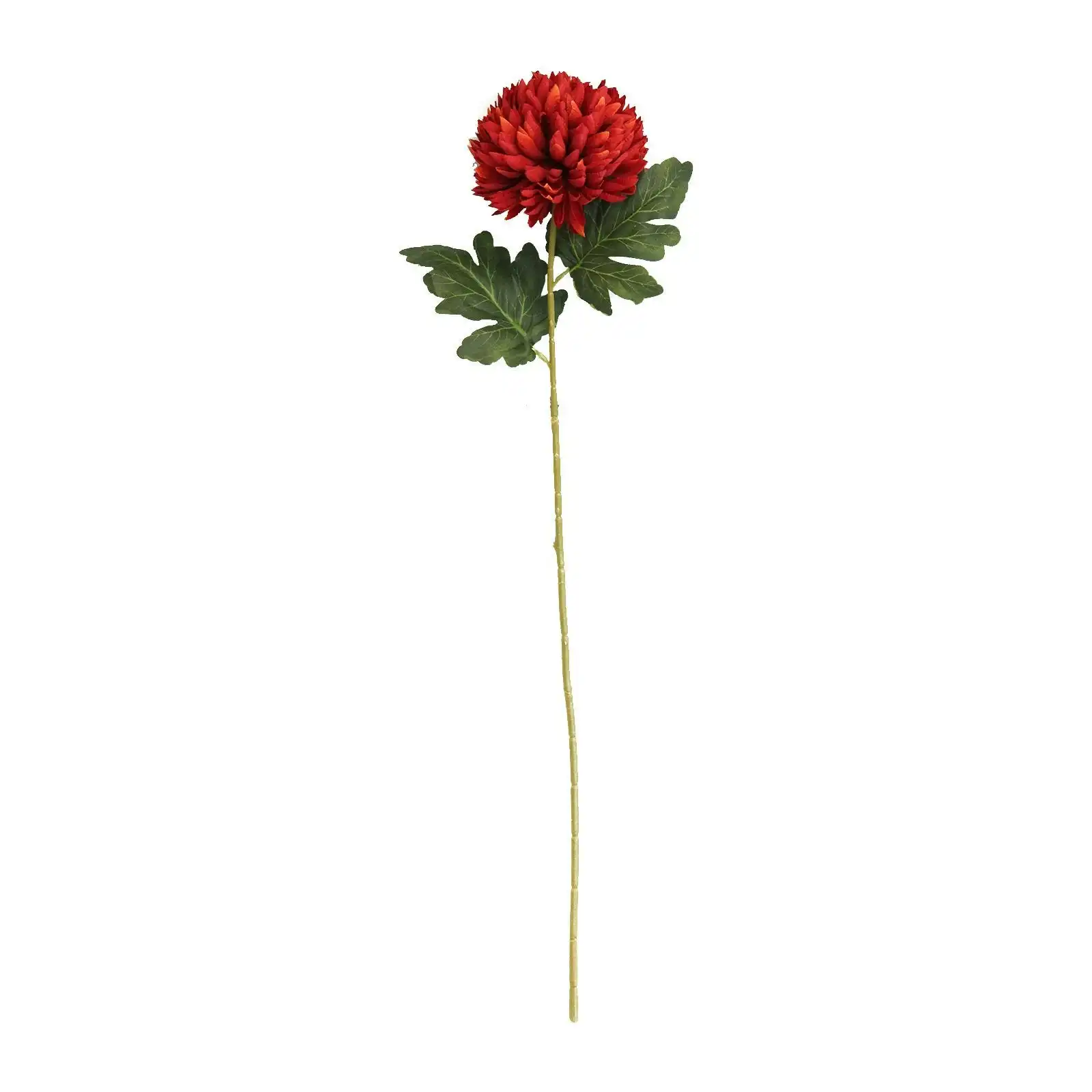 Artificial Red Dahlia Flower Stem 75cm