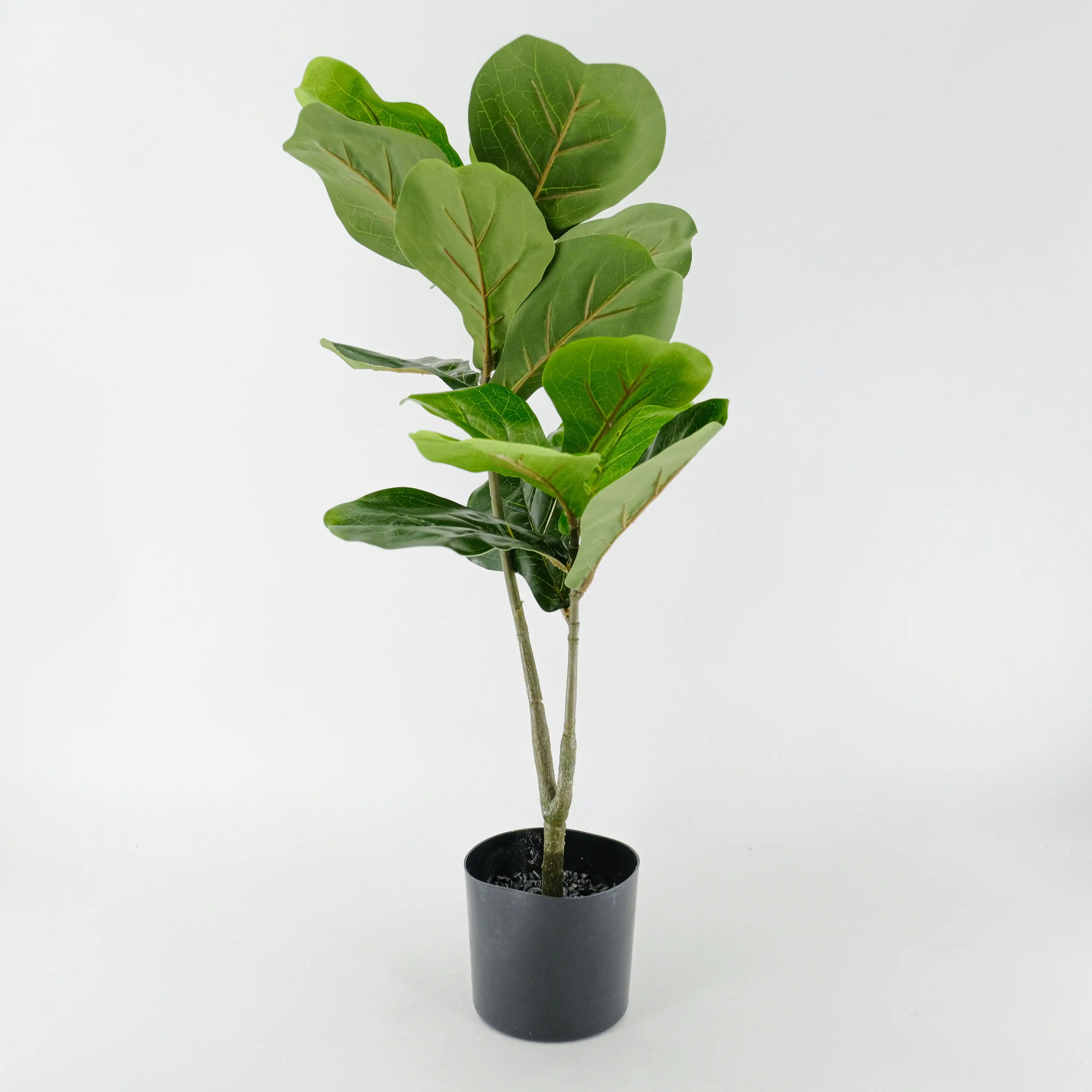 Artificial Twin Fiddle Leaf Fig Plant 70cm