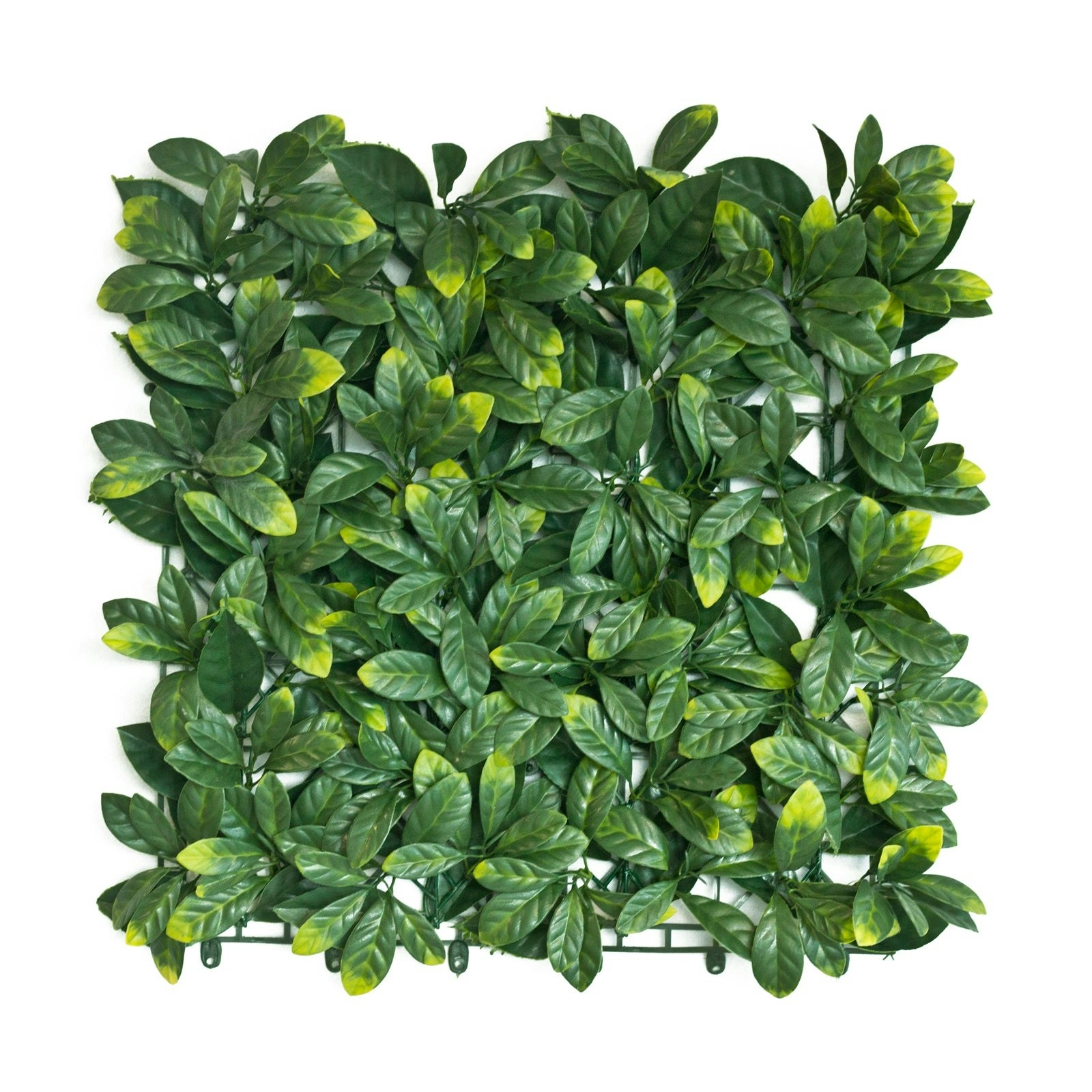 Artificial Green Photinia Hedge 50x50cm