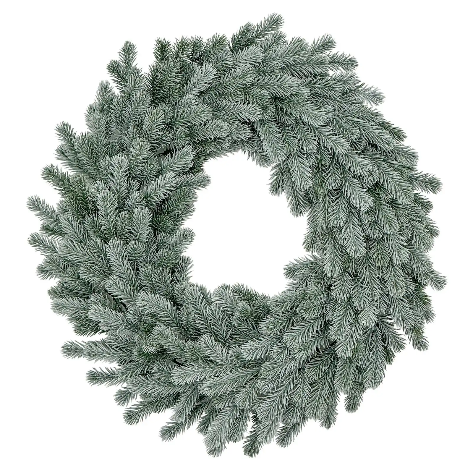 Christmas Wreath - Frosted Pine - 60cm Outdoor