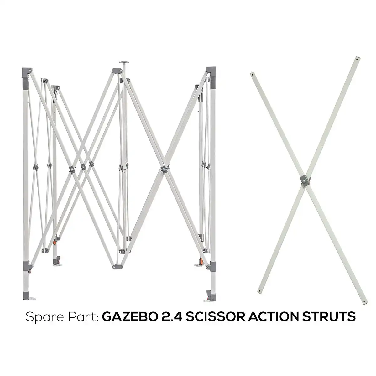 Deluxe Gazebo 2.4 Scissor Action Replacement Struts