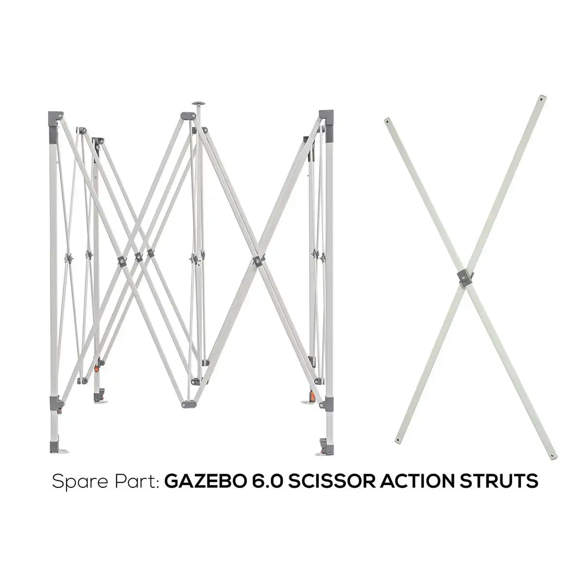 Deluxe Gazebo 6.0 Scissor Action Replacement Struts