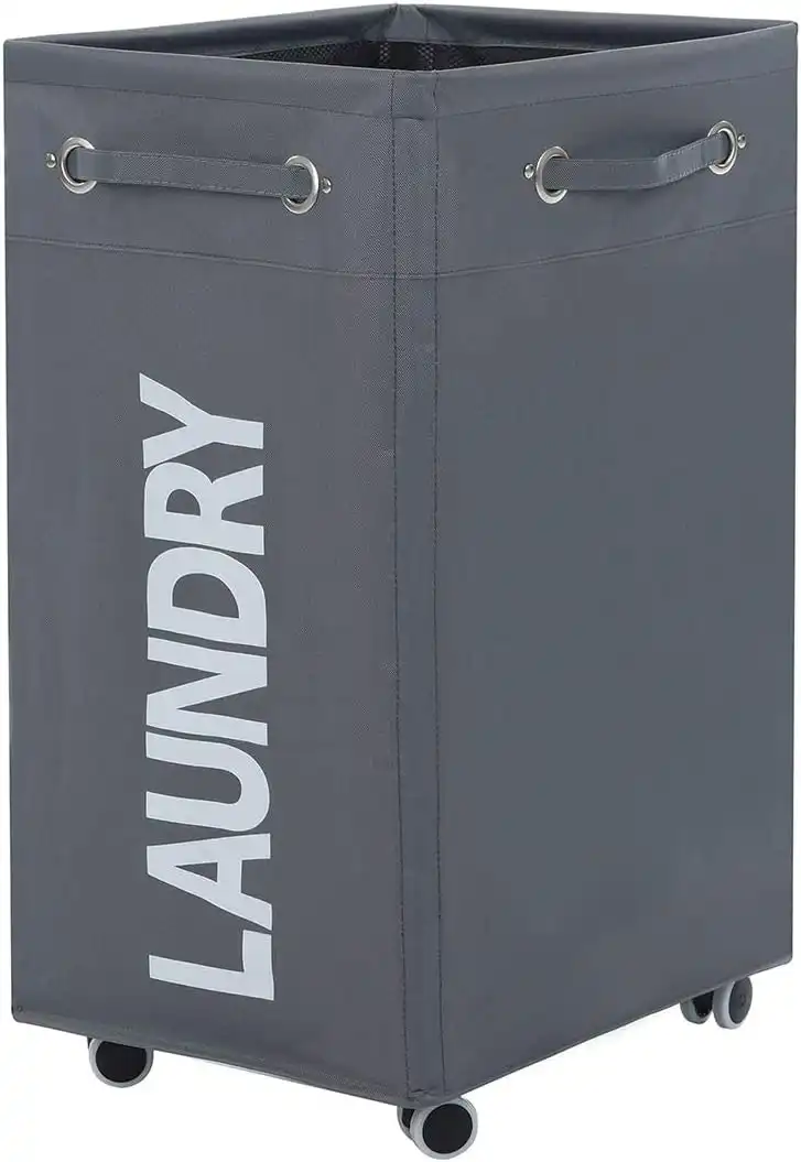 Rolling Laundry Basket with Wheels