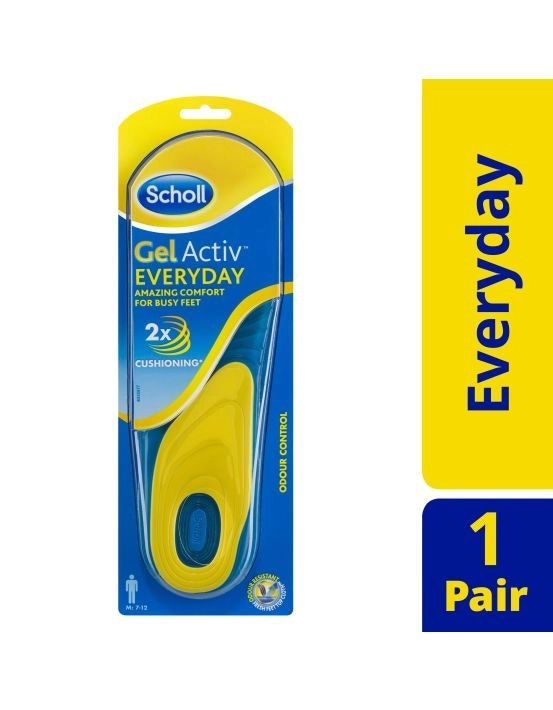 Scholl Gel Activ Everyday Insoles Men 1 Pair