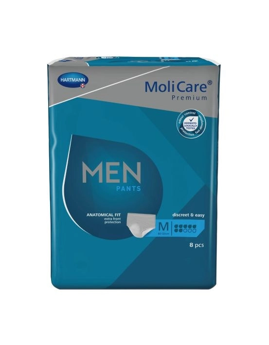 Molicare Premium Mens Pants 7 Drops Medium 8 Pack