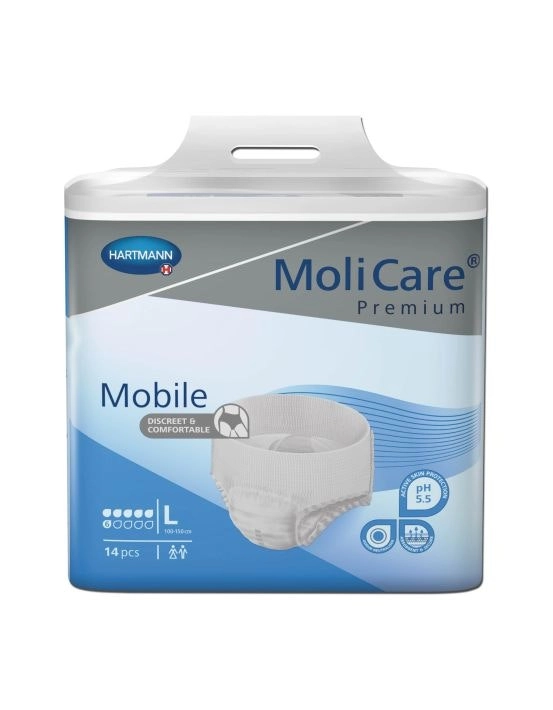 Molicare Premium Mobile Pants 6 Drops Large 14 Pack