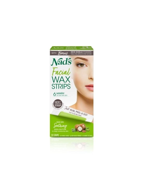 Nad's Facial Wax Strips 20 Strips