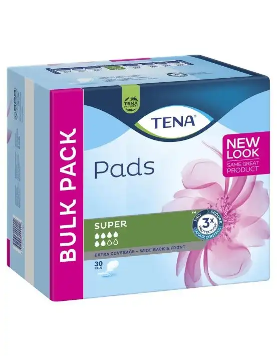 TENA Pads Super 30 Pack