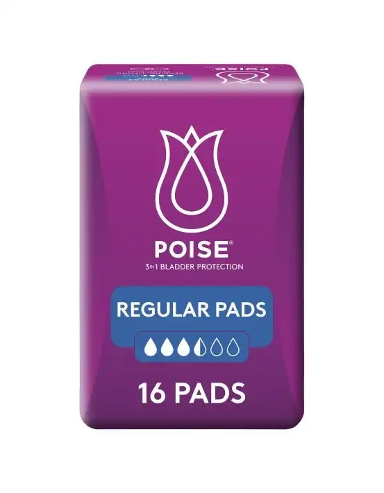 Poise Pads Regular 16 Pack