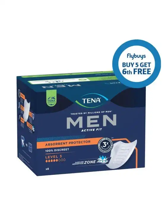 TENA Men Absorbent Protector Level 3 Super 8 Pack