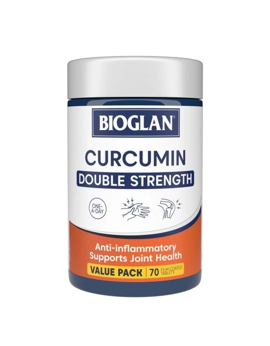 Bioglan Curcumin Double Strength 1200mg 70 Tablets