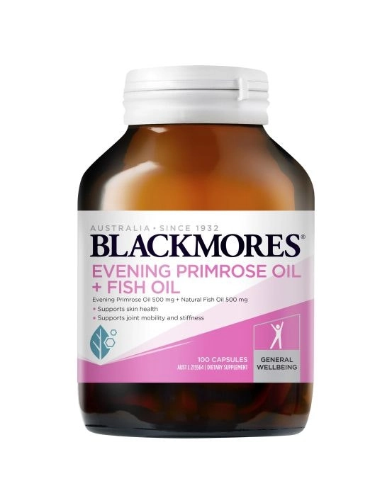 Blackmores Evening Primrose Oil + Fish Oil 1000mg 100 Capsules