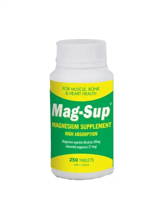 MAG-Sup Magnesium Supplement 250 Tablets