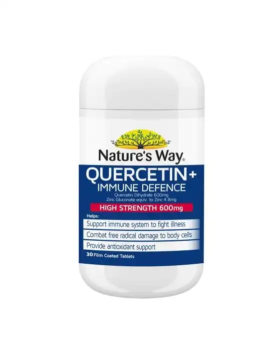 Nature's Way Quercetin + Immune Defence 30 Tablets