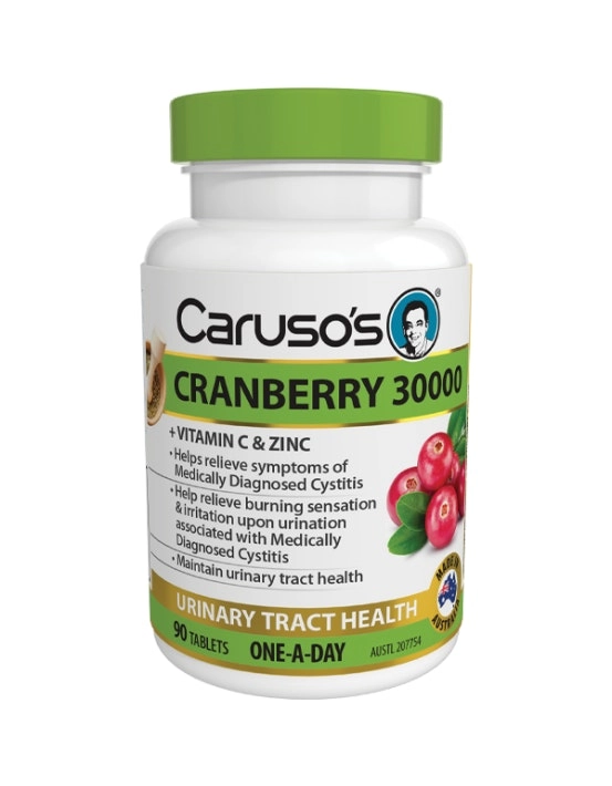 Caruso's Natural Health Cranberry 30000 30 Tablets