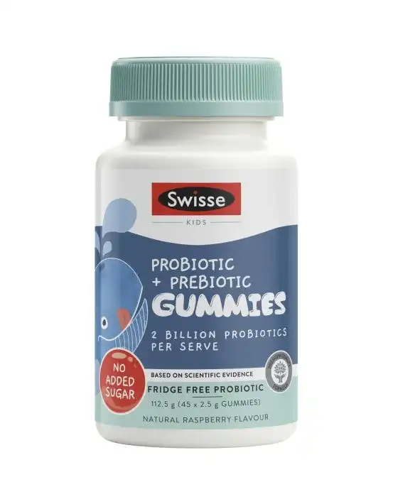 Swisse Kids Probiotic & Prebiotic Gummies 45 Pack