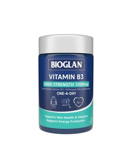 Bioglan Vitamin B3 High Strength 1000mg 60 tablets