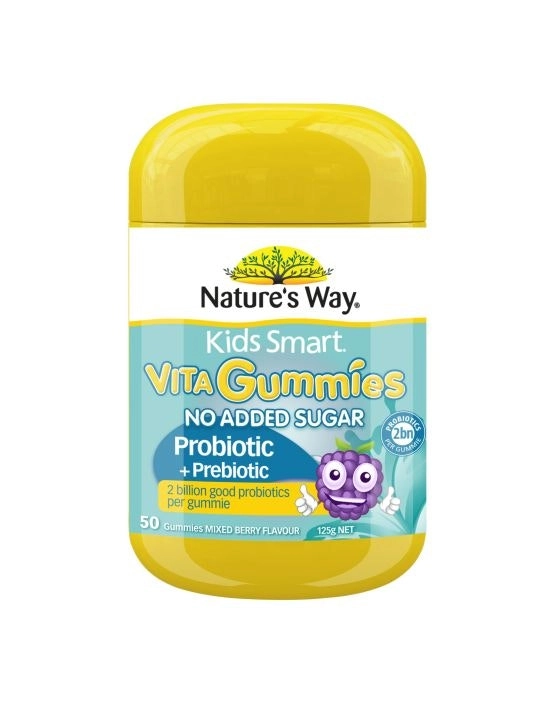 Nature's Way Kids Smart Vita Gummies Probiotic + Prebiotic 50 Pastilles