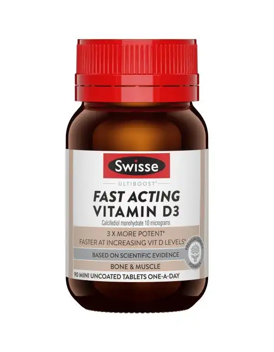 Swisse Ultiboost Fast Acting Vitamin D3 90 Tablets